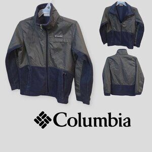 Columbia Kid's Boys BLue and Gray Full Zip Coat Jacket Size Small 8